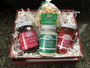 Gift Box with 3 Dressings and Croutons